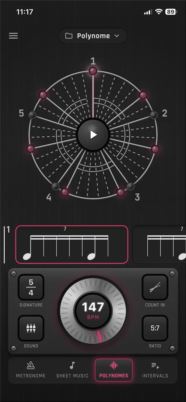 Polyrhythm module preview
