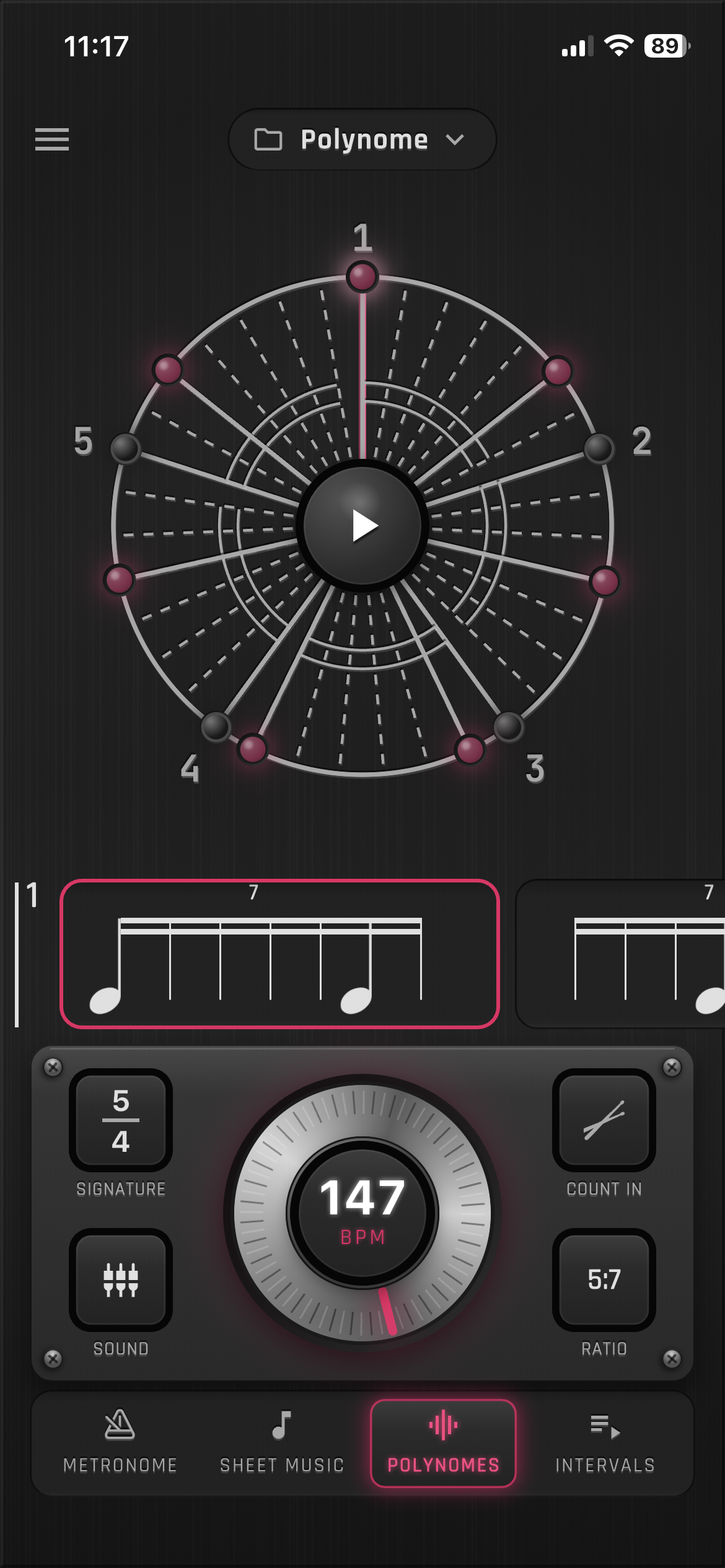 Polyrhythm module preview